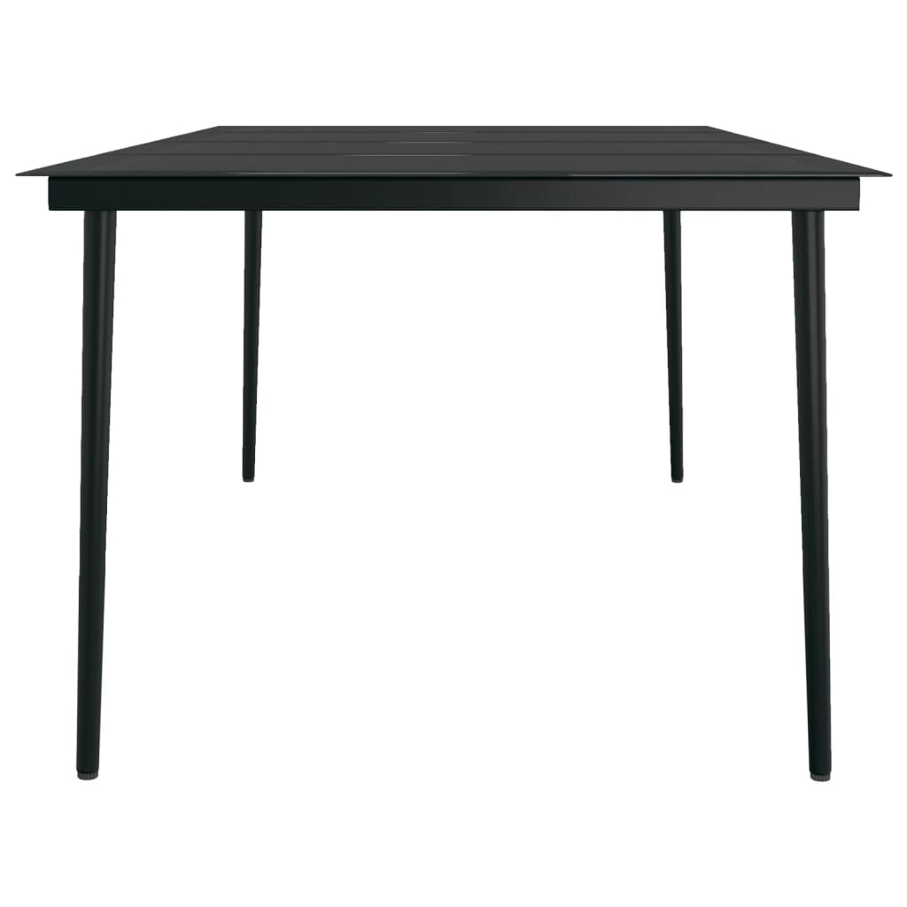 vidaXL Garden Dining Set | Brown and Black