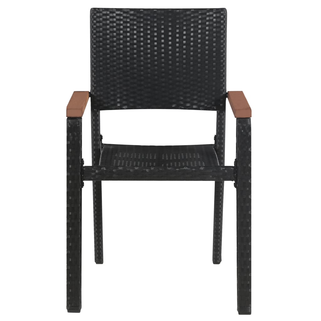 vidaXL Garden Dining Set | Black