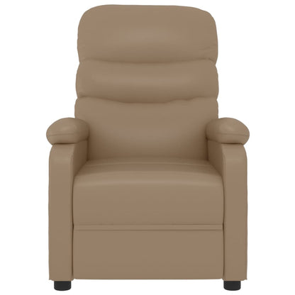vidaXL Recliner Chair Cappuccino Faux Leather