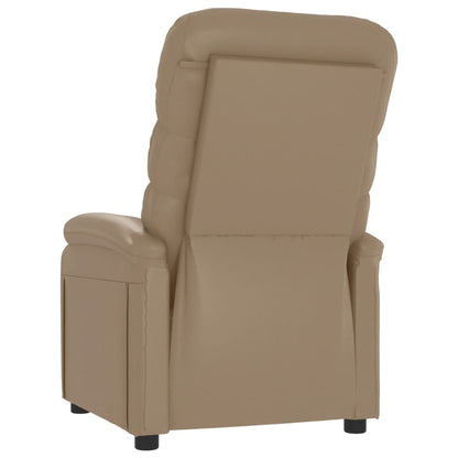 vidaXL Recliner Chair Cappuccino Faux Leather