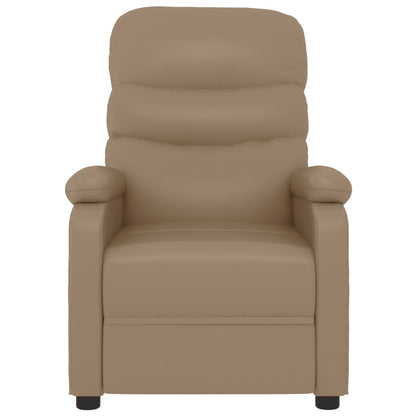 vidaXL Massage Chair Cappuccino Faux Leather