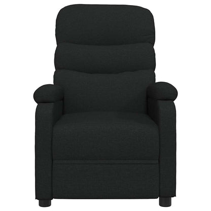 vidaXL Recliner Chair Black Fabric