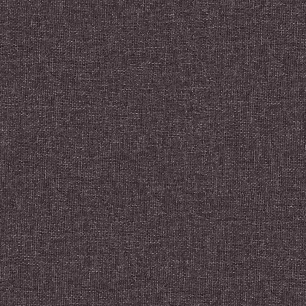 vidaXL Recliner Chair Dark Brown Fabric