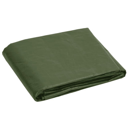 vidaXL Tarpaulin 180 g/m² 4x4 m Green HDPE