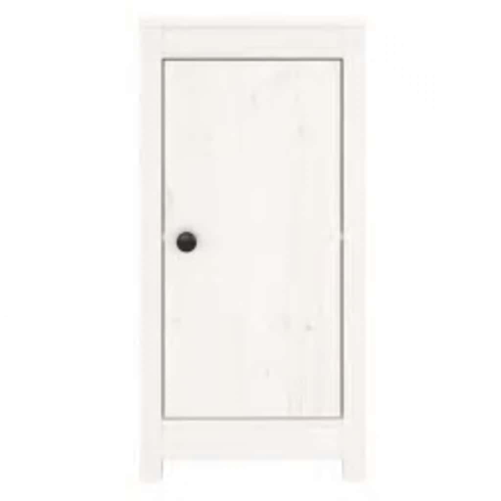 vidaXL Sideboards 2 pcs White 39x35x80 cm Solid Wood Pine