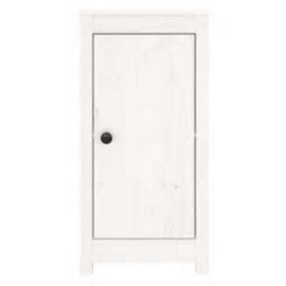 vidaXL Sideboards 2 pcs White 39x35x80 cm Solid Wood Pine