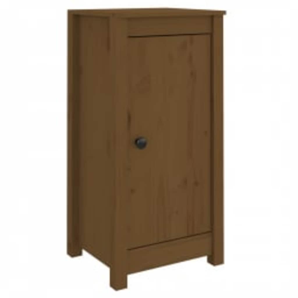 vidaXL Sideboard Honey Brown 39x35x80 cm Solid Wood Pine