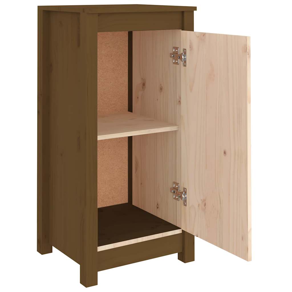 vidaXL Sideboards 2 pcs Honey Brown 39x35x80 cm Solid Wood Pine