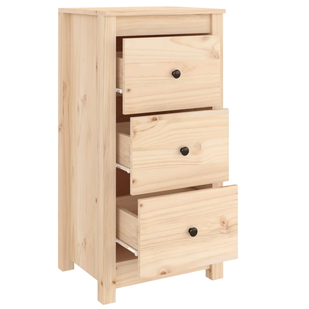vidaXL Sideboard 40x35x80 cm Solid Wood Pine