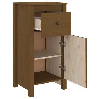vidaXL Sideboard Honey Brown 40x35x80 cm Solid Wood Pine