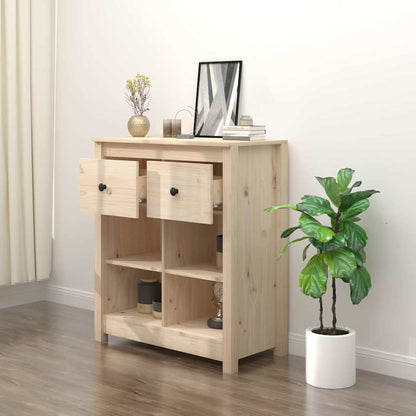 813764 vidaXL Sideboard 70x35x80 cm Solid Wood Pine