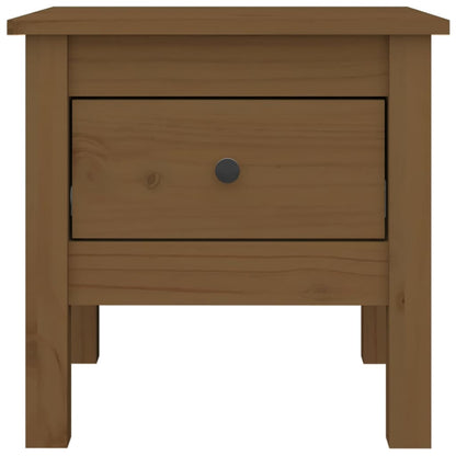 vidaXL Side Tables 2 pcs Honey Brown 40x40x39 cm Solid Wood Pine