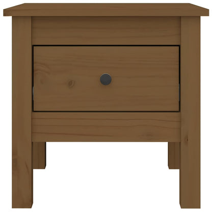 vidaXL Side Tables 2 pcs Honey Brown 40x40x39 cm Solid Wood Pine