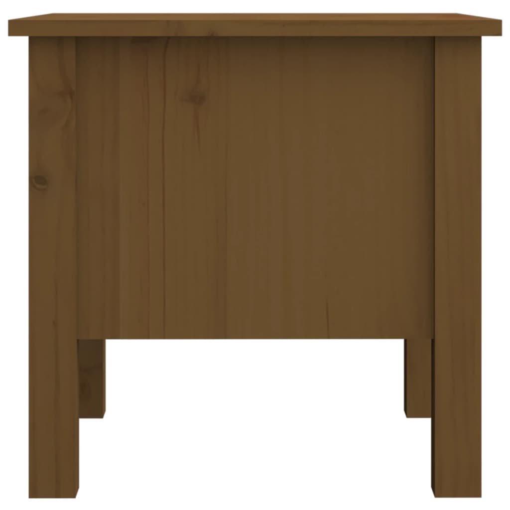 vidaXL Side Tables 2 pcs Honey Brown 40x40x39 cm Solid Wood Pine