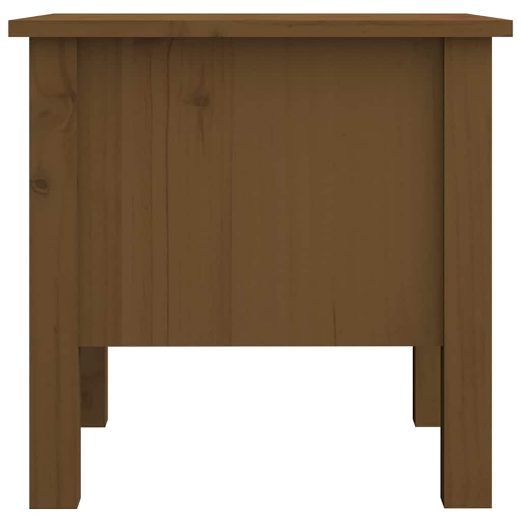 vidaXL Side Tables 2 pcs Honey Brown 40x40x39 cm Solid Wood Pine