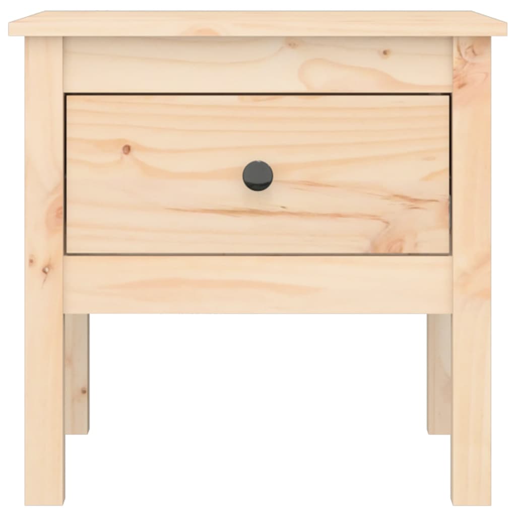 vidaXL Side Table 50x50x49 cm Solid Wood Pine