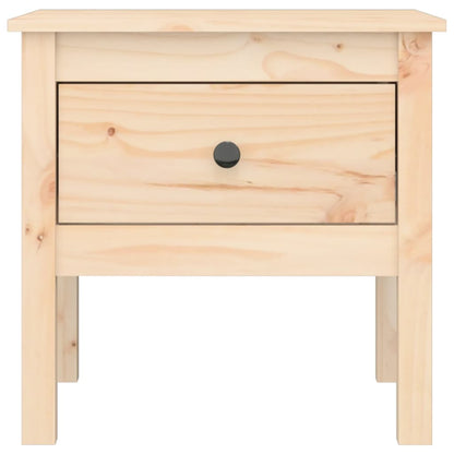 vidaXL Side Table 50x50x49 cm Solid Wood Pine