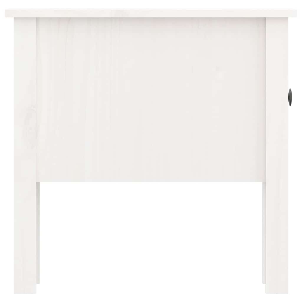 vidaXL Side Tables 2 pcs White 50x50x49 cm Solid Wood Pine
