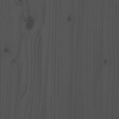 vidaXL Side Table Grey 50x50x49 cm Solid Wood Pine