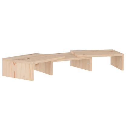 vidaXL Monitor Stand 60x24x10,5 cm Solid Wood Pine