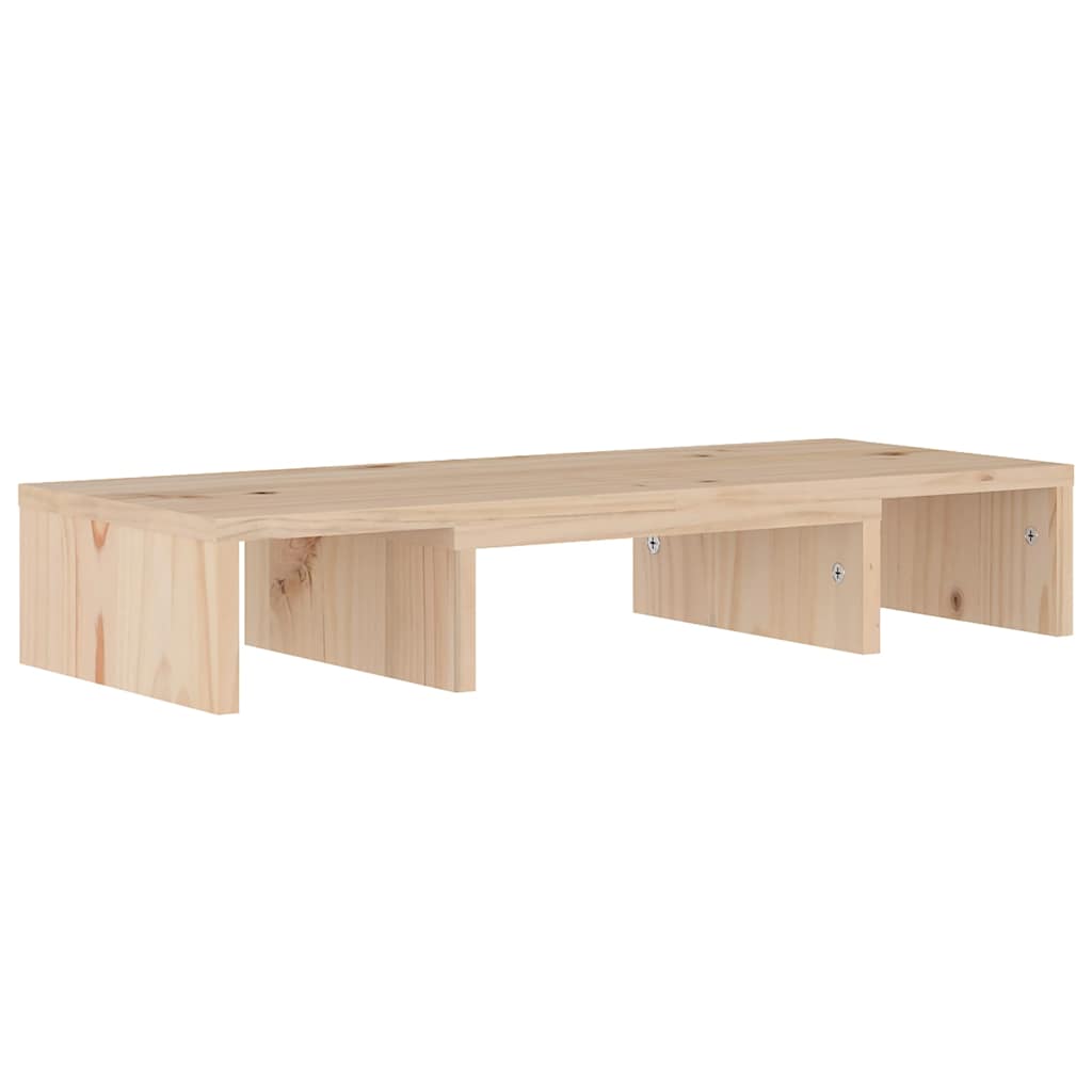 vidaXL Monitor Stand 60x24x10,5 cm Solid Wood Pine