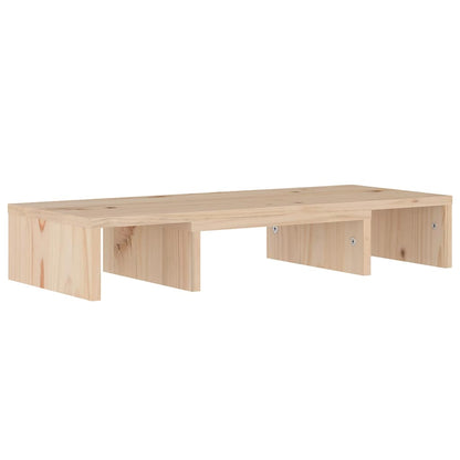 vidaXL Monitor Stand 60x24x10,5 cm Solid Wood Pine