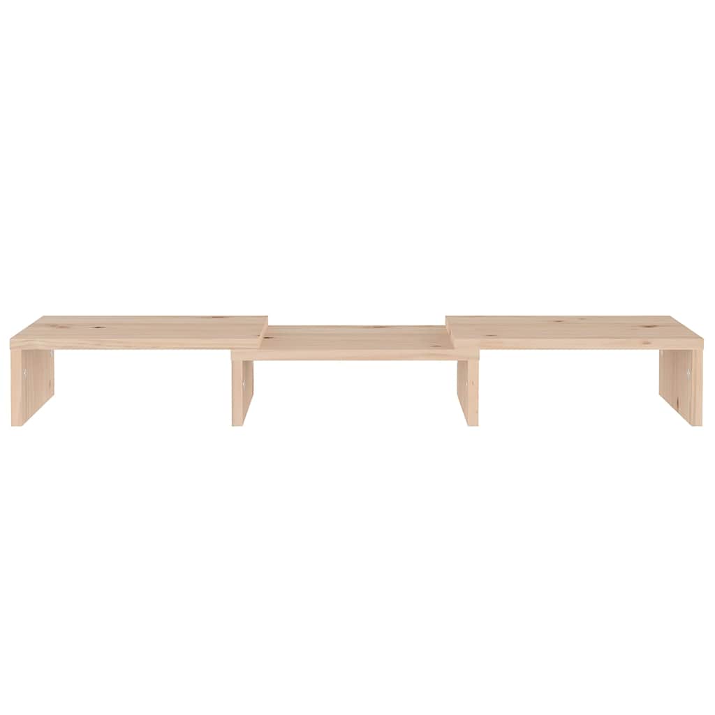 vidaXL Monitor Stand 60x24x10,5 cm Solid Wood Pine