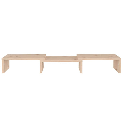 vidaXL Monitor Stand 60x24x10,5 cm Solid Wood Pine