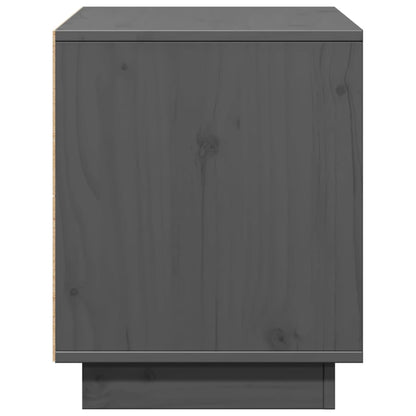 vidaXL TV Cabinet Grey 74x35x44 cm Solid Wood Pine