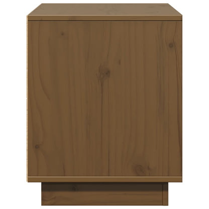 vidaXL TV Cabinet Honey Brown 74x35x44 cm Solid Wood Pine