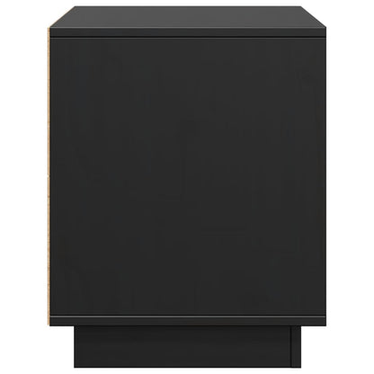 vidaXL TV Cabinet Black 74x35x44 cm Solid Wood Pine