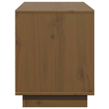 vidaXL TV Cabinet Honey Brown 110,5x35x44 cm Solid Wood Pine