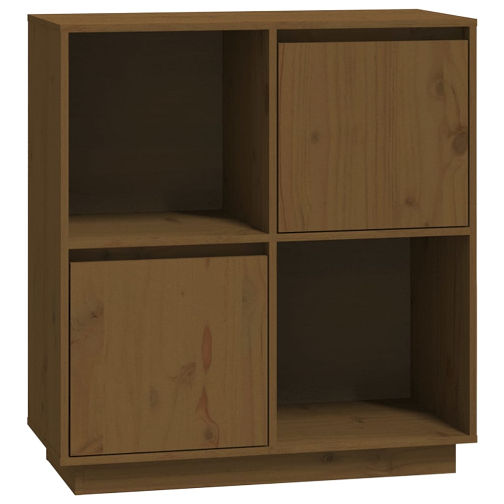 vidaXL Sideboard Honey Brown 74x35x80 cm Solid Wood Pine