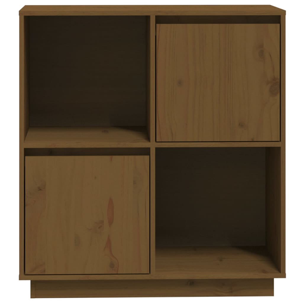 vidaXL Sideboard Honey Brown 74x35x80 cm Solid Wood Pine