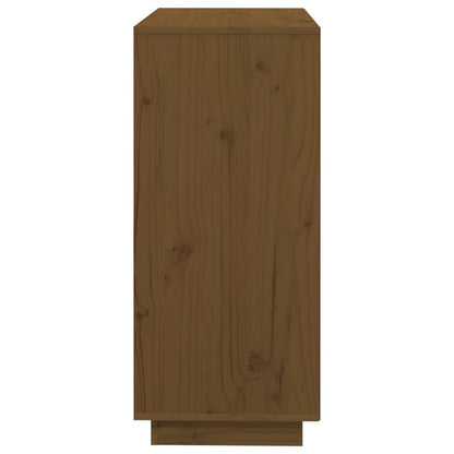 vidaXL Sideboard Honey Brown 74x35x80 cm Solid Wood Pine