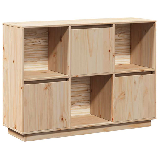 vidaXL Sideboard 110.5x35x80 cm Solid Wood Pine