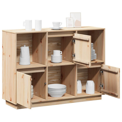 vidaXL Sideboard 110.5x35x80 cm Solid Wood Pine