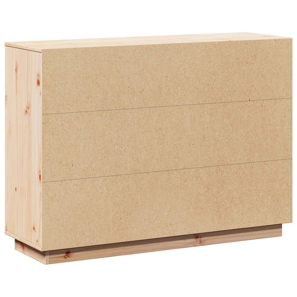vidaXL Sideboard 110.5x35x80 cm Solid Wood Pine