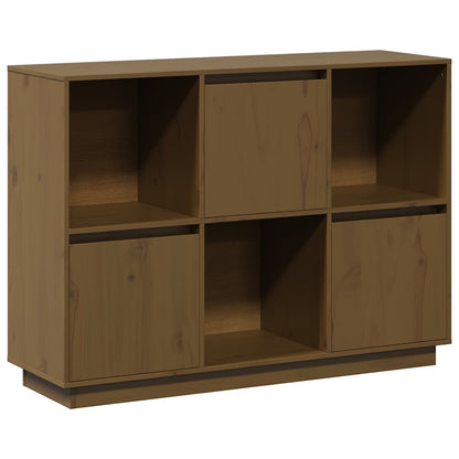vidaXL Sideboard Honey Brown 110,5x35x80 cm Solid Wood Pine