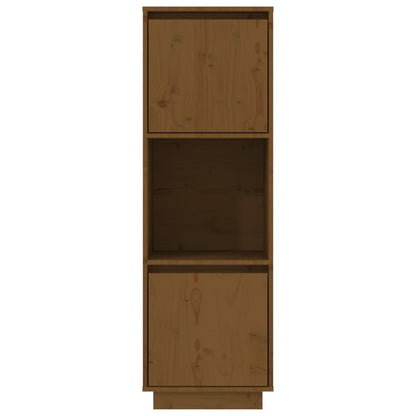 vidaXL Highboard Honey Brown 38x35x117 cm Solid Wood Pine