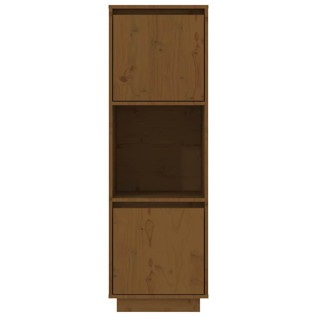 vidaXL Highboard Honey Brown 38x35x117 cm Solid Wood Pine