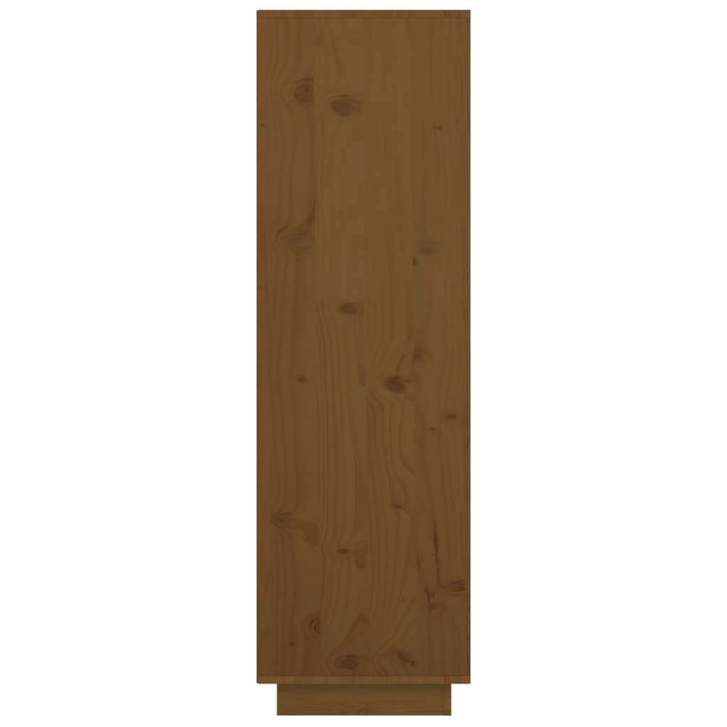 vidaXL Highboard Honey Brown 38x35x117 cm Solid Wood Pine