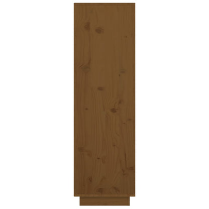 vidaXL Highboard Honey Brown 38x35x117 cm Solid Wood Pine