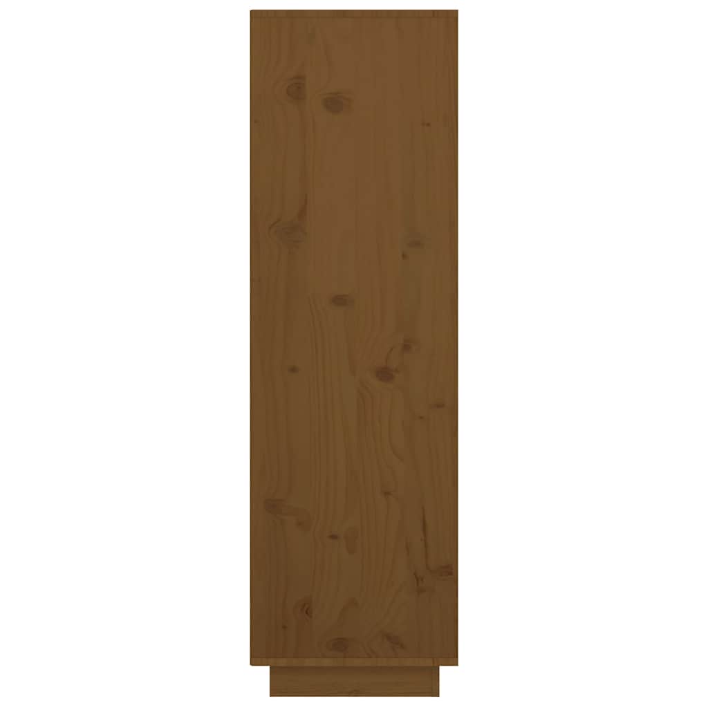 vidaXL Highboard Honey Brown 38x35x117 cm Solid Wood Pine