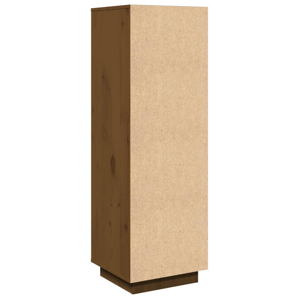 vidaXL Highboard Honey Brown 38x35x117 cm Solid Wood Pine