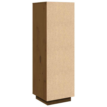 vidaXL Highboard Honey Brown 38x35x117 cm Solid Wood Pine
