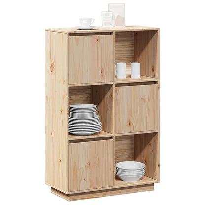 vidaXL Highboard 74x35x117 cm Solid Wood Pine