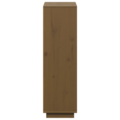 vidaXL Highboard Honey Brown 74x35x117 cm Solid Wood Pine