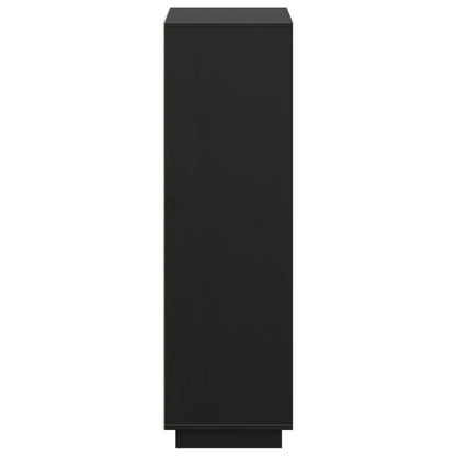 vidaXL Highboard | Black | Solid pine wood | Medium | Reversible | Highboard