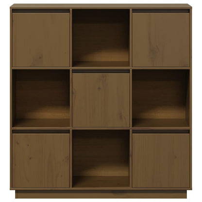vidaXL Highboard Honey Brown 110,5x35x117 cm Solid Wood Pine